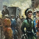 ANONIMO, Parisian Street with Characters