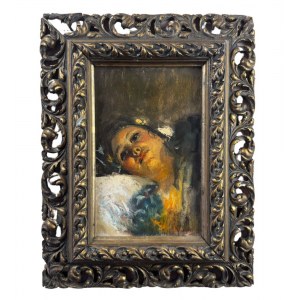 V. IROLLI, Portrait of a young woman - V. Irolli