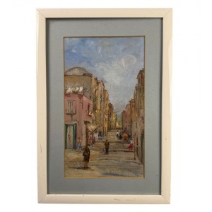 UNIDENTIFIED SIGNATURE, Street Scene with Figures