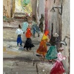 UNIDENTIFIED SIGNATURE, Street Scene with Figures