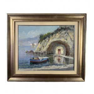 R. TOZZI, View of the Neapolitan Coast - R. Tozzi