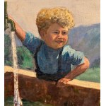 UNIDENTIFIED SIGNATURE, Child at the Fountain