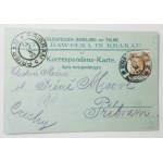 [KRAKÓW]. Vonder Delikatessen-Handlung zur &#39;Palme&#39; A. Hawelka in Krakau..