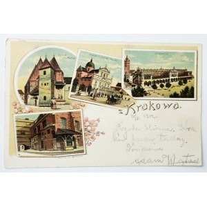 [KRAKÓW]. [Pozdrowienie] z Krakowa.