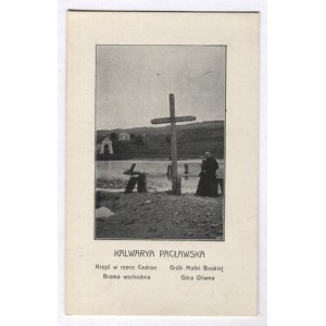 [Pacławská Kalvárie]. Pacławská kalvárie. Kříž v řece Cedron, Východní brána, hrob Panny Marie,...
