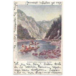 [PIENINES]. Pieniny u Červené skály.