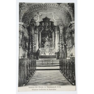 [JASTRZĘBIE-ZDRÓJ]. Inneres der Kirche in Timmendorf, O. S. / Interior of the church in Szeroka.