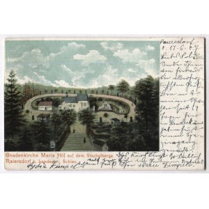 [RADOCHÓW]. Gnadenkirche Maria Hilf auf dem Stachelberge. Raiersdorf b. Landeck i....