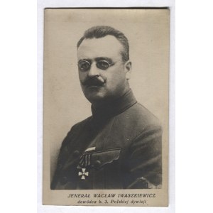 JENERAŁ Wacław Iwaszkiewicz, dowódca b. 3. Polskiej dywizji.
