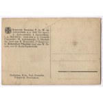KOMENDA Naczelna P.O.W. na ćwiczeniach w r. 1917. Od lewej: J. Jędrzejewicz, J. Gąsiorowski [...].