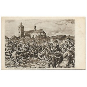 ZAJĘCIE Miechowa przez Strzelców dnia 6 sierpnia 1914.