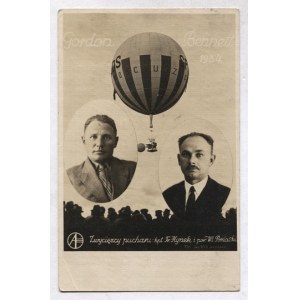 GORDON Bennett 1934 Cup winners: Capt. Fr. Hynek and Lt. Wl. Pomaski.