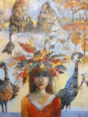 Mirosława SMEREK-BIELECKA (1953), Jesienna kompozycja, 2019
