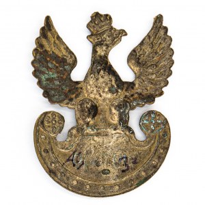 Orzeł wzór 17 z datą 1918/19 na tarczy amazonek