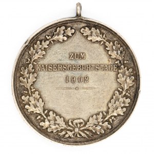 Prussia - Wilhelm II medal on the occasion of the emperor's birthday