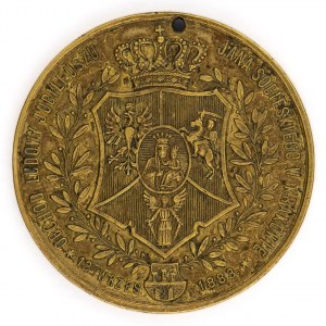 Jan III Sobieski medal 1883 Kraków- 200 rocznica odsieczy wiedeńskiej