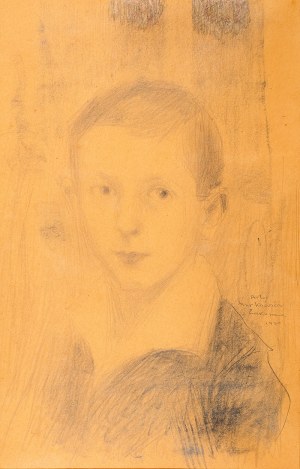 Artur Markowicz (1872 Kraków – 1934 tamże) Portret chłopca, 1920 r.