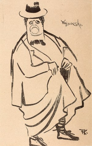 Karol Frycz (1877 Cieszkowy – 1963 Kraków) Paulina Wojnowska w sztuce – Wesele Figara, 1904 r.