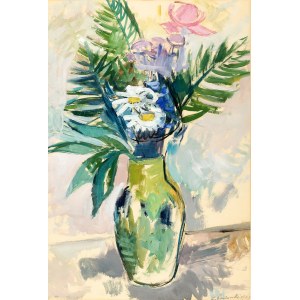 Zygmunt Radnicki (1894 Czortków (Podole) - 1969 Piwniczna) Fleurs dans un vase, 1947.
