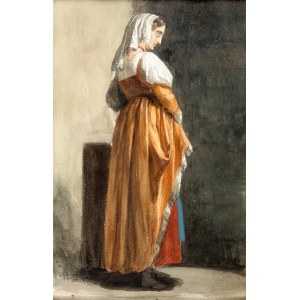 Walery Eljasz-Radzikowski (1841 Kraków – 1905 tamże) Stojąca kobieta, 1882 r.