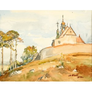 Andrzej Zygmut Oleś (1886 Iwonicz – 1952 Kielce) Kościół Świętego Karola Boromeusza w Kielcach – na wzgórzu Karczówka, 1942 r.