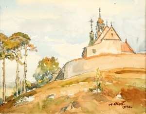 Andrzej Zygmut Oleś (1886 Iwonicz – 1952 Kielce) Kościół Świętego Karola Boromeusza w Kielcach – na wzgórzu Karczówka, 1942 r.