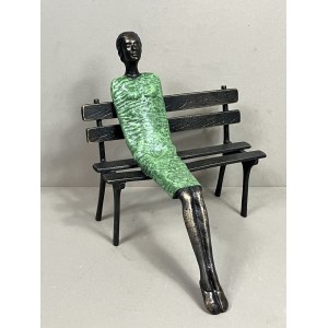 Krzysztof Kizlich, Girl on the Bench, 2024