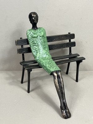 Krzysztof Kizlich, Girl on the Bench, 2024