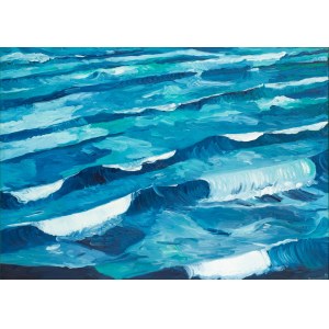 Edward Dwurnik (1943 - 2018), Image no. 16, de la série 'Blue', 1992