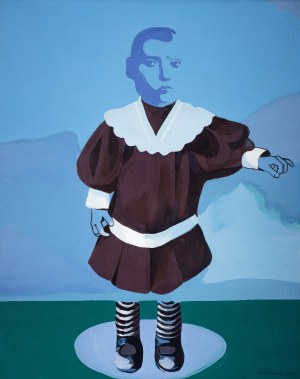 Antoni Fałat (1942 - 2024), Portret stojący, 1973