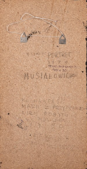 Henryk Musiałowicz (1914 - 2015), z cyklu 'Portrety', 1977