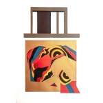 Mikołaj Kochanowski (1916 - 1987), Ucieczka - złote, czerwone, 1973