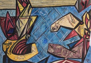 Bogusław Szwacz (1912 - 2009), Bez tytułu, 1956