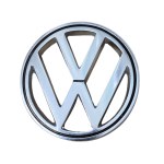 Volkswagen brand logo car badge addTwo notes
