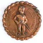 Pamiątkowy medal Menneken Pis z Brukseli