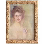 Decorative frame with a reproduction of a painting by Teodor Axentowicz