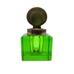 Vintage glass inkwell