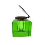 Vintage glass inkwell