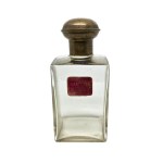 A glass flacon from pre-war Warsaw