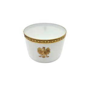 Cup from the service of President Ignacy Moscicki (?), Ćmielów, II RP