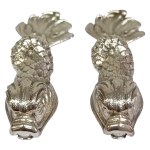 Pair of knife coasters, Christofle