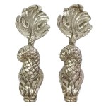 Pair of knife coasters, Christofle