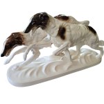 Running greyhounds, Hertwig, Katzhutte (Thuringia), 1941-1958