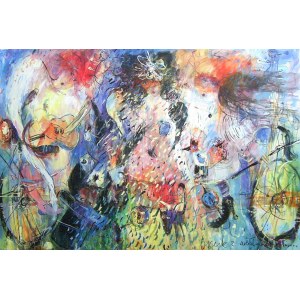 Dariusz Grajek, Bicycle with Angels, 2024