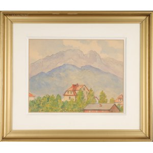 Stanisław RADZIEJOWSKI (1863-1950), Zakopane - widok na Giewont (1941)