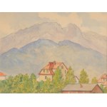 Stanisław RADZIEJOWSKI (1863-1950), Zakopane - widok na Giewont (1941)