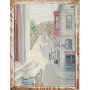 Wlastimil HOFMAN (1881-1970), Stambuł - widok na uliczkę (1940)