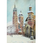 Tadeusz KALETA (XX w.), Kraków - widok na kościół Mariacki