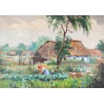 Zygmunt KACZÓWKA (1915-1996), W ogrodzie