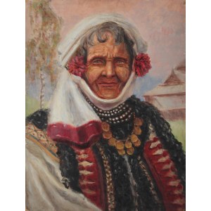 Eugeniusz BUJAŃSKI (1921-1991), Hucułka - portret Czukutychy